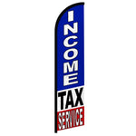 Feather banner, 11.2'x2.5' Income Tax Service