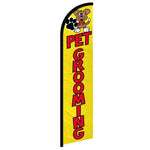 Feather banner, 11.2'x2.5' Pet Grooming