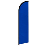 Feather banner, 11.2'x2.5' Solid-Blue-royal