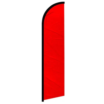 Feather banner, 11.2'x2.5' Solid-Red