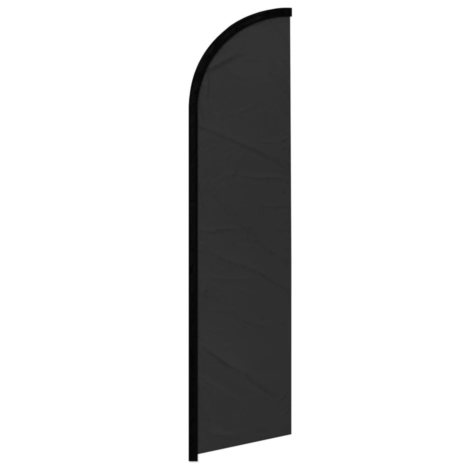 Feather banner, 11.2'x2.5' Solid-Black