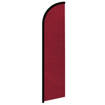 Feather banner, 11.2'x2.5' Solid-Burgundy