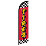 Feather banner, 11.2'x2.5' Tires