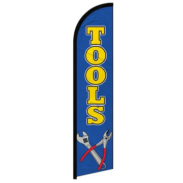 Feather banner, 11.2'x2.5' Tools